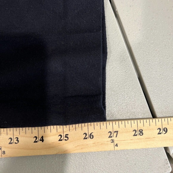 Maje Wool Pants Women 38 Dark Navy Blue Slacks Career Work Classic - Picture 11 of 15